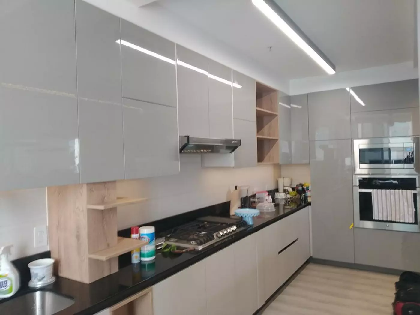 Contemporary Gray Kitchen